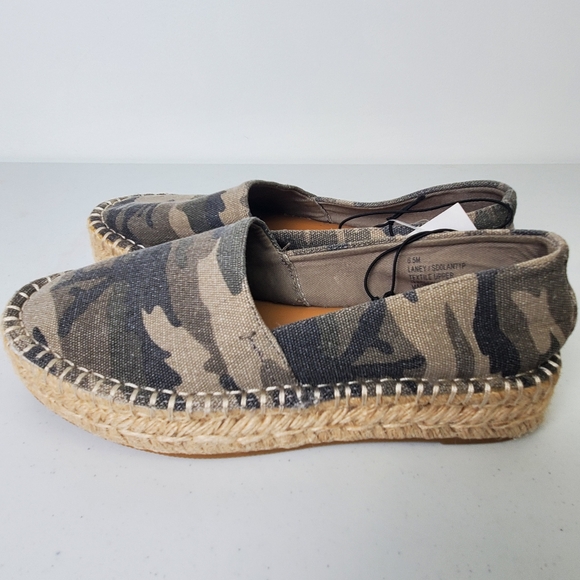 Splendid Shoes - Splendid Laney Sage Camo Espadrille Shoes